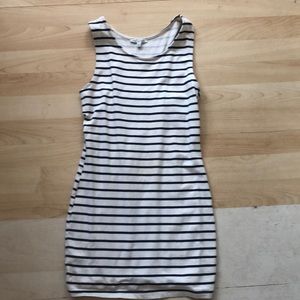 Charlotte Russe striped cut out dress
